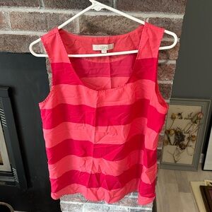 Loft large pink work tank